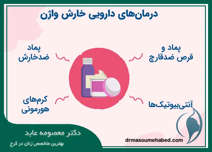 درمان دارویی خارش واژن